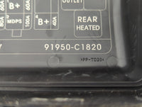 2015 Hyundai Sonata Fusebox Fuse Box Panel Relay Module P/N:91950-C1820 91200-C2010 Fits OEM Used Auto Parts - Oemusedautopa