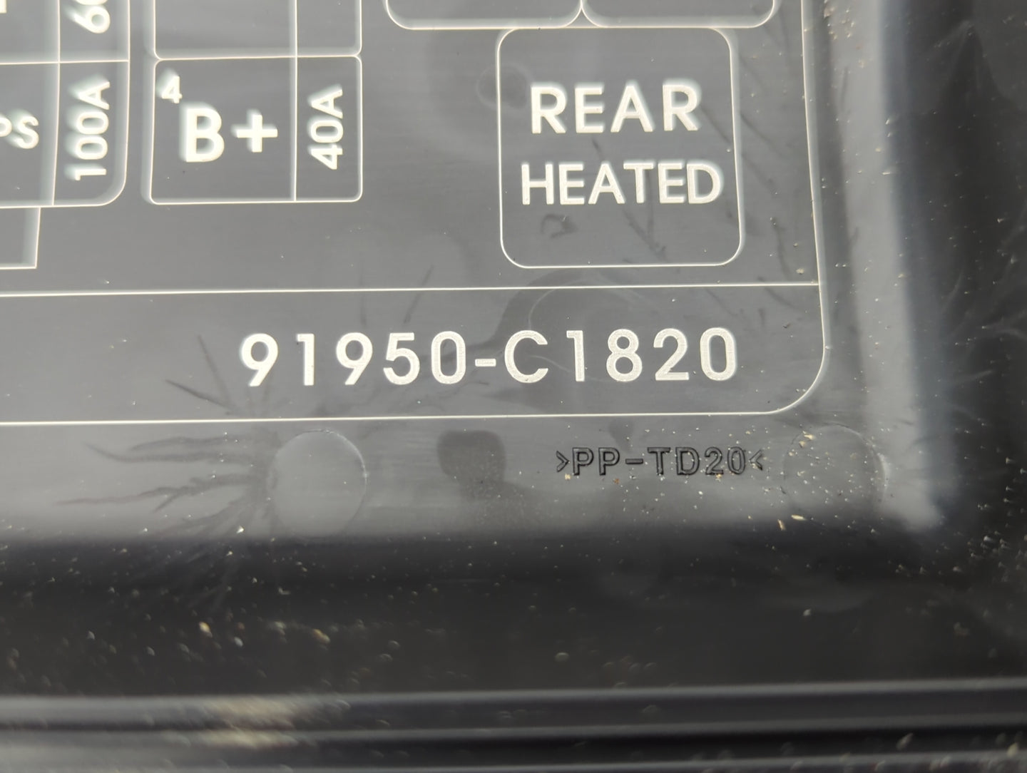 2015 Hyundai Sonata Fusebox Fuse Box Panel Relay Module P/N:91950-C1820 6423-0102-7-000 Fits OEM Used Auto Parts - Oemusedau