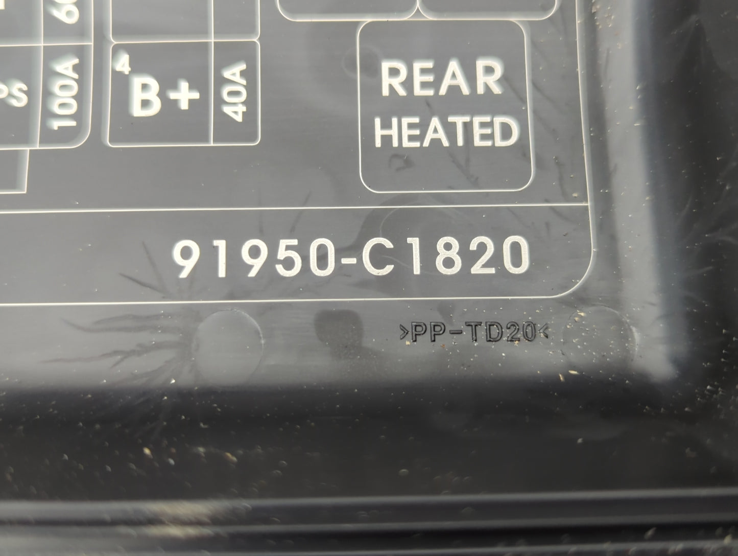 2015 Hyundai Sonata Fusebox Fuse Box Panel Relay Module P/N:91950-C1820 6423-0102-7-000 Fits OEM Used Auto Parts - Oemusedau