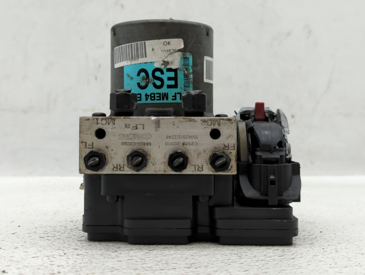 2015 Hyundai Sonata ABS Pump Control Module Replacement P/N:58920-C2200 Fits OEM Used Auto Parts - Oemusedautoparts1.com