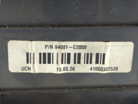 2015 Hyundai Sonata Instrument Cluster Speedometer Gauges P/N:94001-C2000 Fits OEM Used Auto Parts - Oemusedautoparts1.com