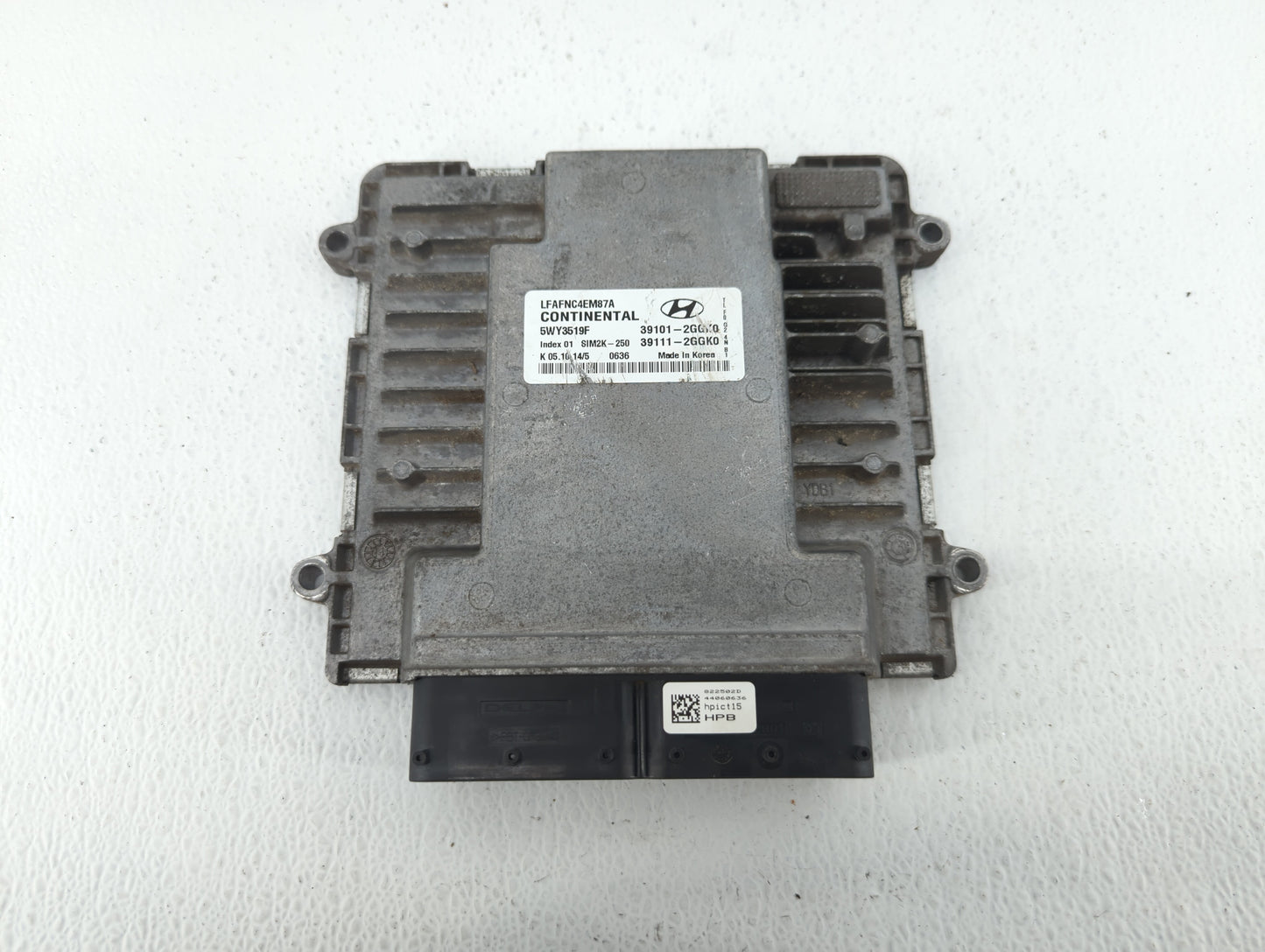 2015-2017 Hyundai Sonata PCM Engine Control Computer ECU ECM PCU OEM P/N:39111-2GGK0 39101-2GGK0 Fits Fits 2015 2016 2017 OE