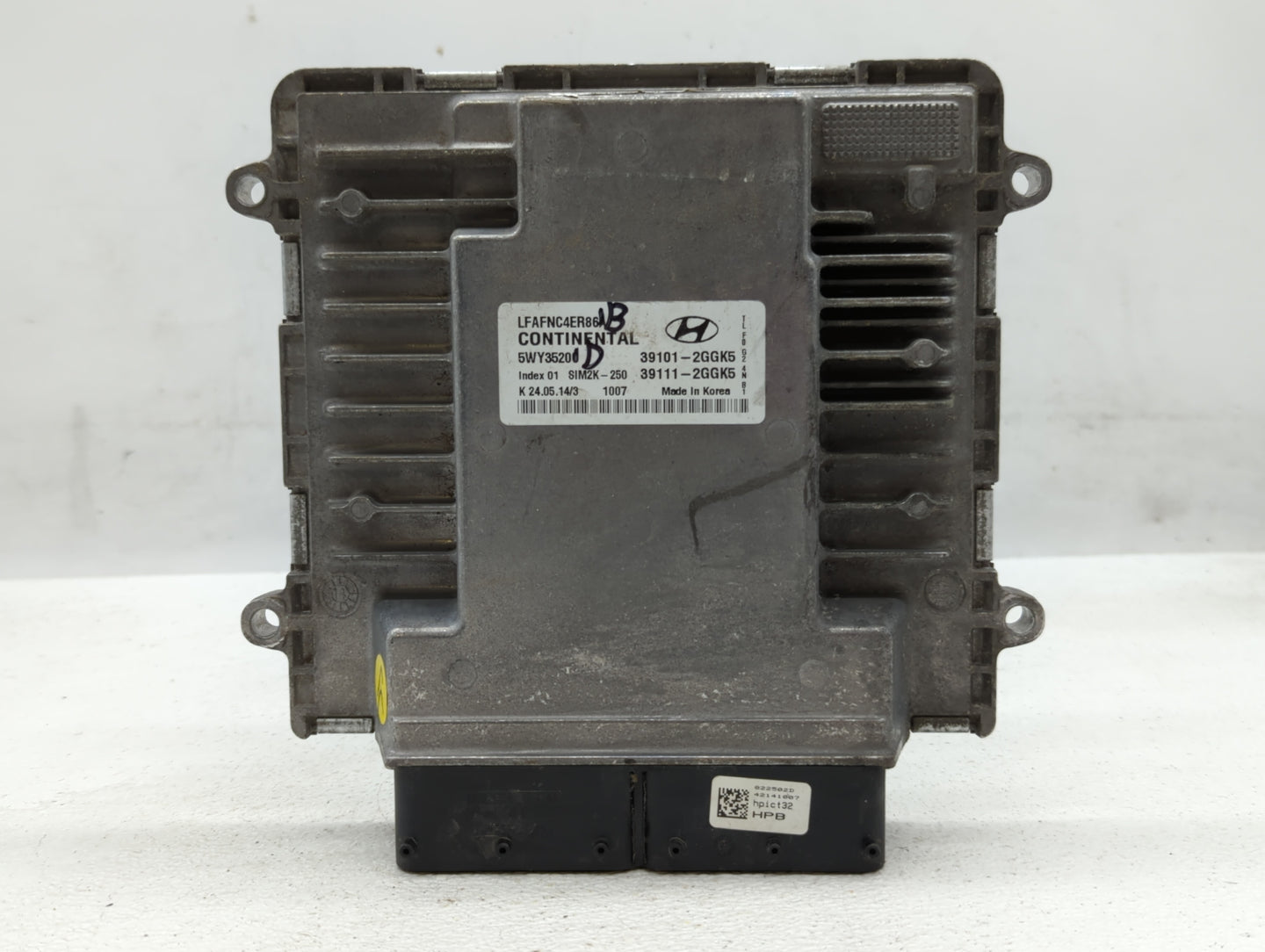 2015-2017 Hyundai Sonata PCM Engine Control Computer ECU ECM PCU OEM P/N:39111-2GGK5 39101-2GGK5 Fits Fits 2015 2016 2017 OE