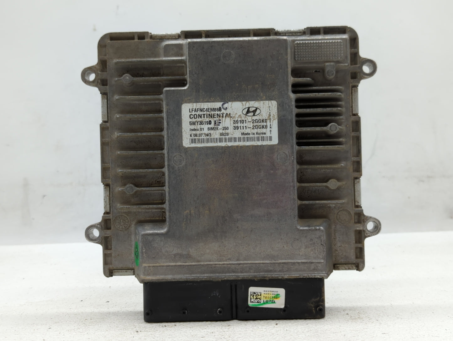 2015-2017 Hyundai Sonata PCM Engine Control Computer ECU ECM PCU OEM P/N:39101-2GGK0 Fits Fits 2015 2016 2017 OEM Used Auto 