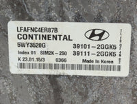 2015-2017 Hyundai Sonata PCM Engine Control Computer ECU ECM PCU OEM P/N:39101-2GGK5 39111-2GGK5 Fits Fits 2015 2016 2017 OE