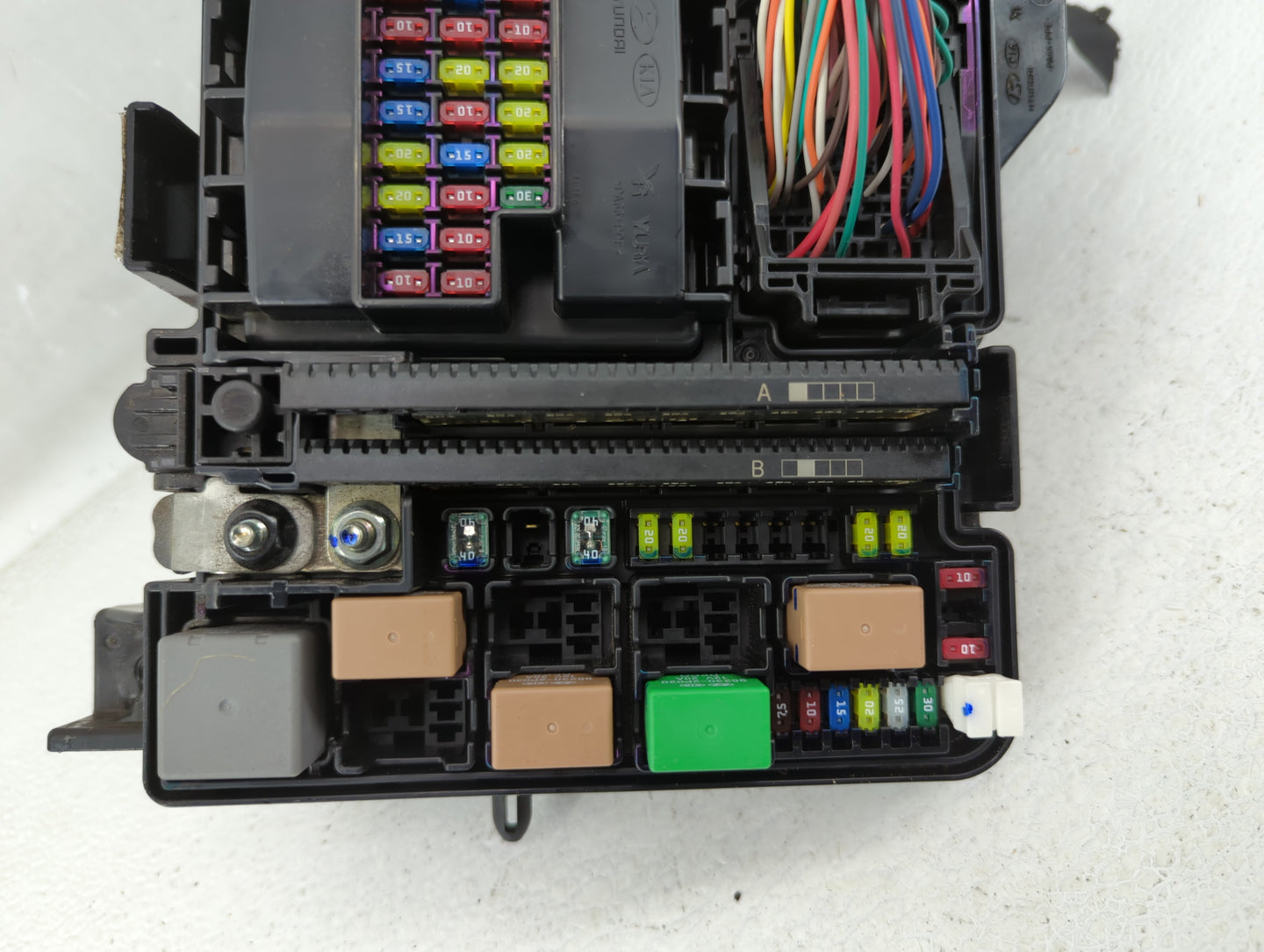 2015 Hyundai Sonata Fusebox Fuse Box Panel Relay Module P/N:91950-C1820 6423-0102 Fits OEM Used Auto Parts - Oemusedautopart