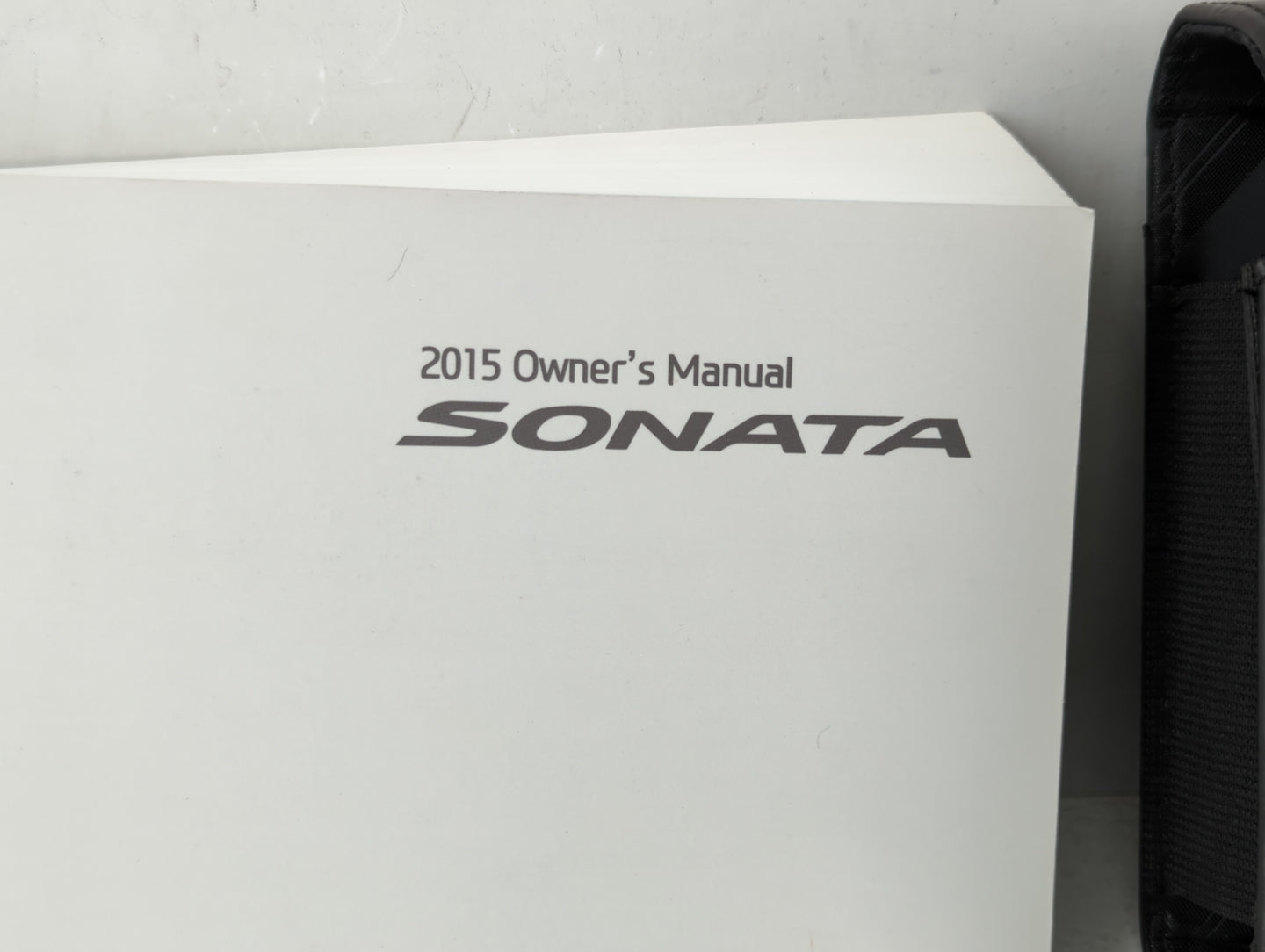 2015 Hyundai Sonata Owners Manual Book Guide OEM Used Auto Parts - Oemusedautoparts1.com