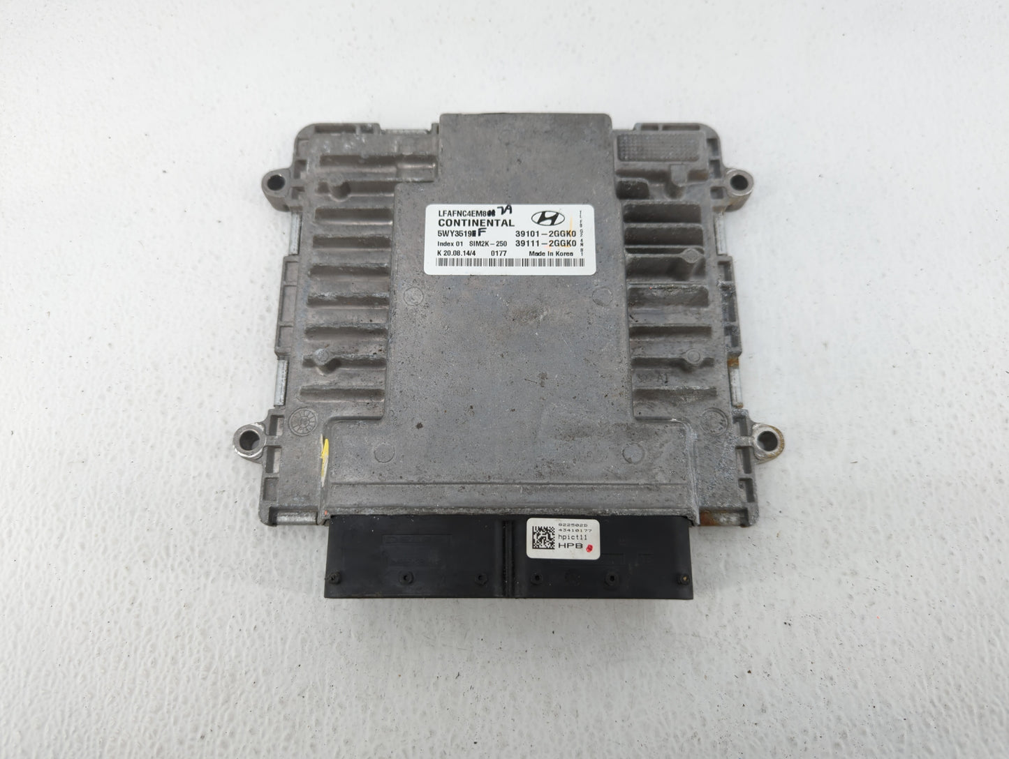 2015-2017 Hyundai Sonata PCM Engine Control Computer ECU ECM PCU OEM P/N:39101-2GGK0 Fits Fits 2015 2016 2017 OEM Used Auto 