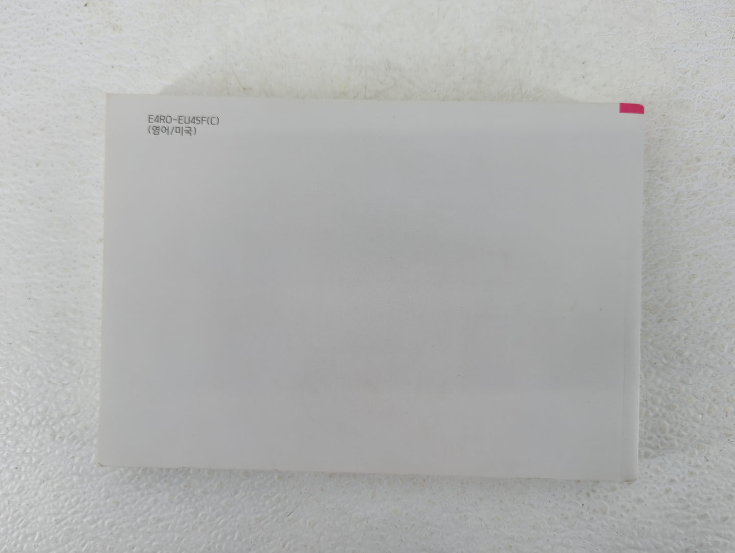 2015 Hyundai Sonata Owners Manual Book Guide P/N:E4R0-EU45F OEM Used Auto Parts - Oemusedautoparts1.com