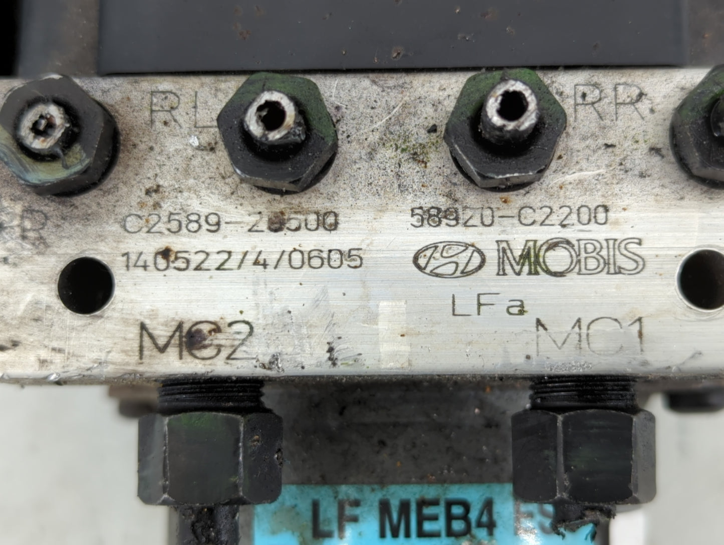 2015 Hyundai Sonata ABS Pump Control Module Replacement P/N:58920-C2200 C2589-20500 Fits OEM Used Auto Parts - Oemusedautopa
