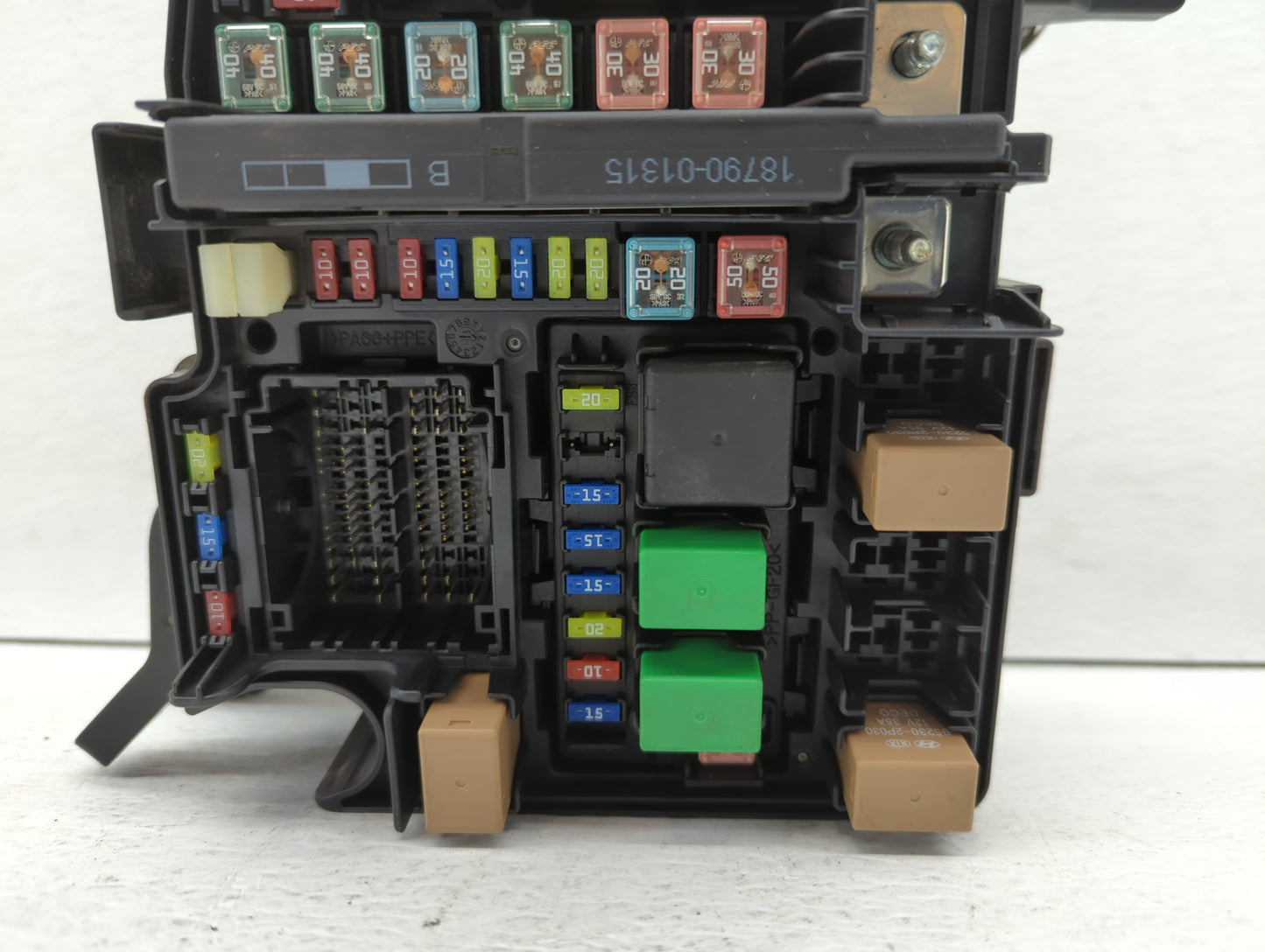 2013-2015 Hyundai Sonata Fusebox Fuse Box Panel Relay Module P/N:91856-4R010 91251-4R033 Fits Fits 2013 2014 2015 OEM Used A