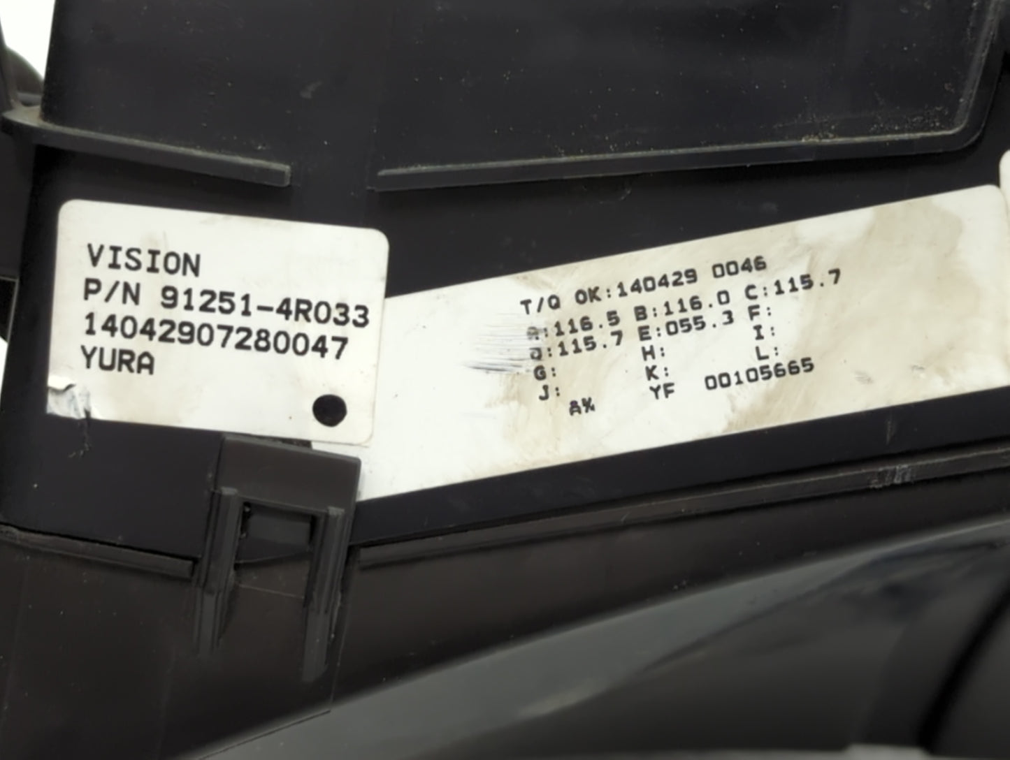 2013-2015 Hyundai Sonata Fusebox Fuse Box Panel Relay Module P/N:91856-4R010 91251-4R033 Fits Fits 2013 2014 2015 OEM Used A
