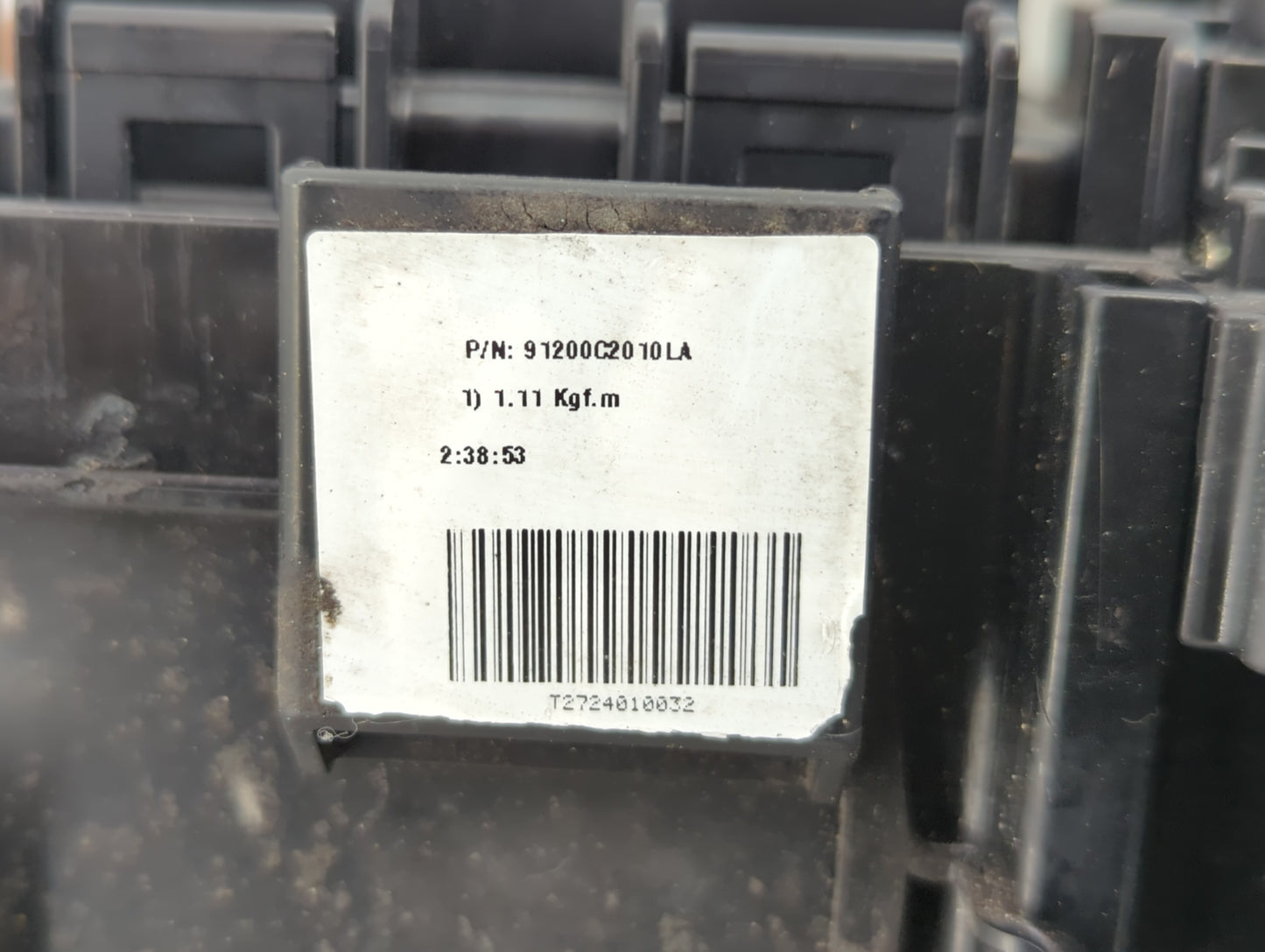 2015 Hyundai Sonata Fusebox Fuse Box Panel Relay Module P/N:91200C20 10LA Fits OEM Used Auto Parts - Oemusedautoparts1.com