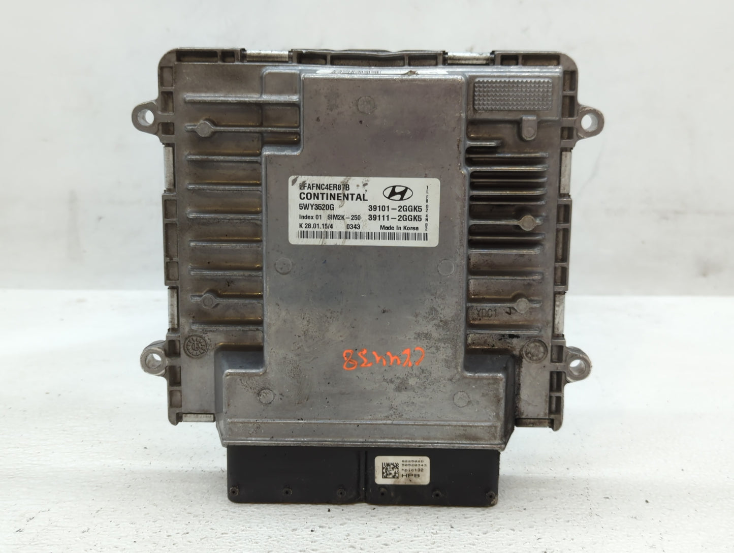 2015-2017 Hyundai Sonata PCM Engine Control Computer ECU ECM PCU OEM P/N:39101-2GGK5 39111-2GGK5 Fits Fits 2015 2016 2017 OE