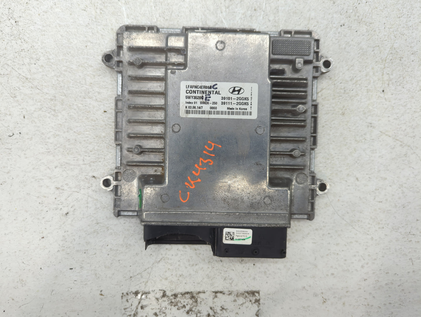 2015-2017 Hyundai Sonata PCM Engine Control Computer ECU ECM PCU OEM P/N:39101-2GGK5 39101-2GGK0 Fits Fits 2015 2016 2017 OE