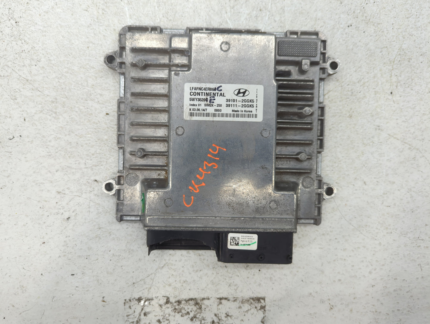 2015-2017 Hyundai Sonata PCM Engine Control Computer ECU ECM PCU OEM P/N:39101-2GGK5 39101-2GGK0 Fits Fits 2015 2016 2017 OE