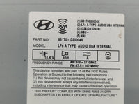 2015-2015 Hyundai Sonata Am Fm Cd Player Radio Receiver 582047 - Oemusedautoparts1.com