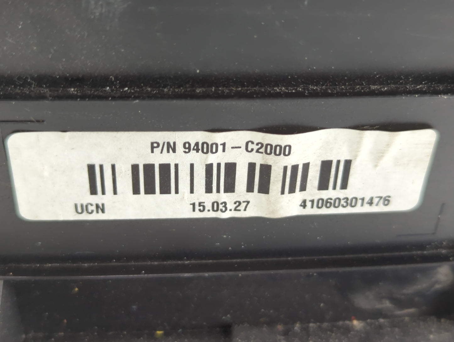 2015 Hyundai Sonata Instrument Cluster Speedometer Gauges P/N:94001-C2000 Fits OEM Used Auto Parts - Oemusedautoparts1.com