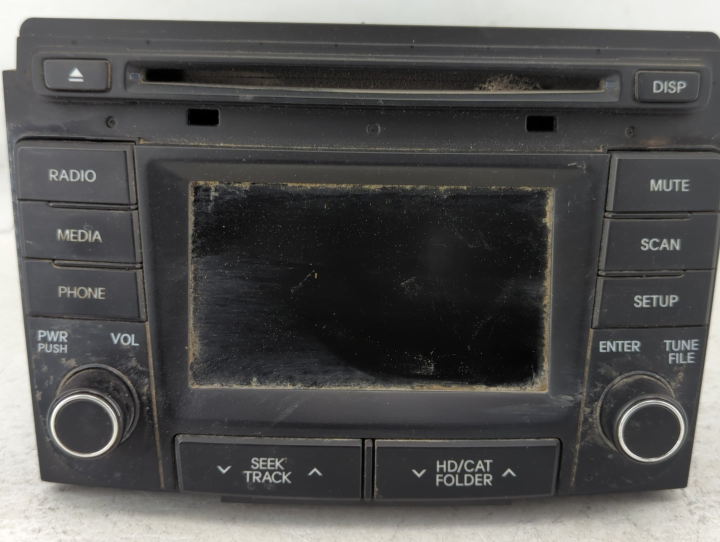 2014-2015 Hyundai Sonata Radio AM FM Cd Player Receiver Replacement P/N:96180-3Q8004X Fits Fits 2014 2015 OEM Used Auto Part