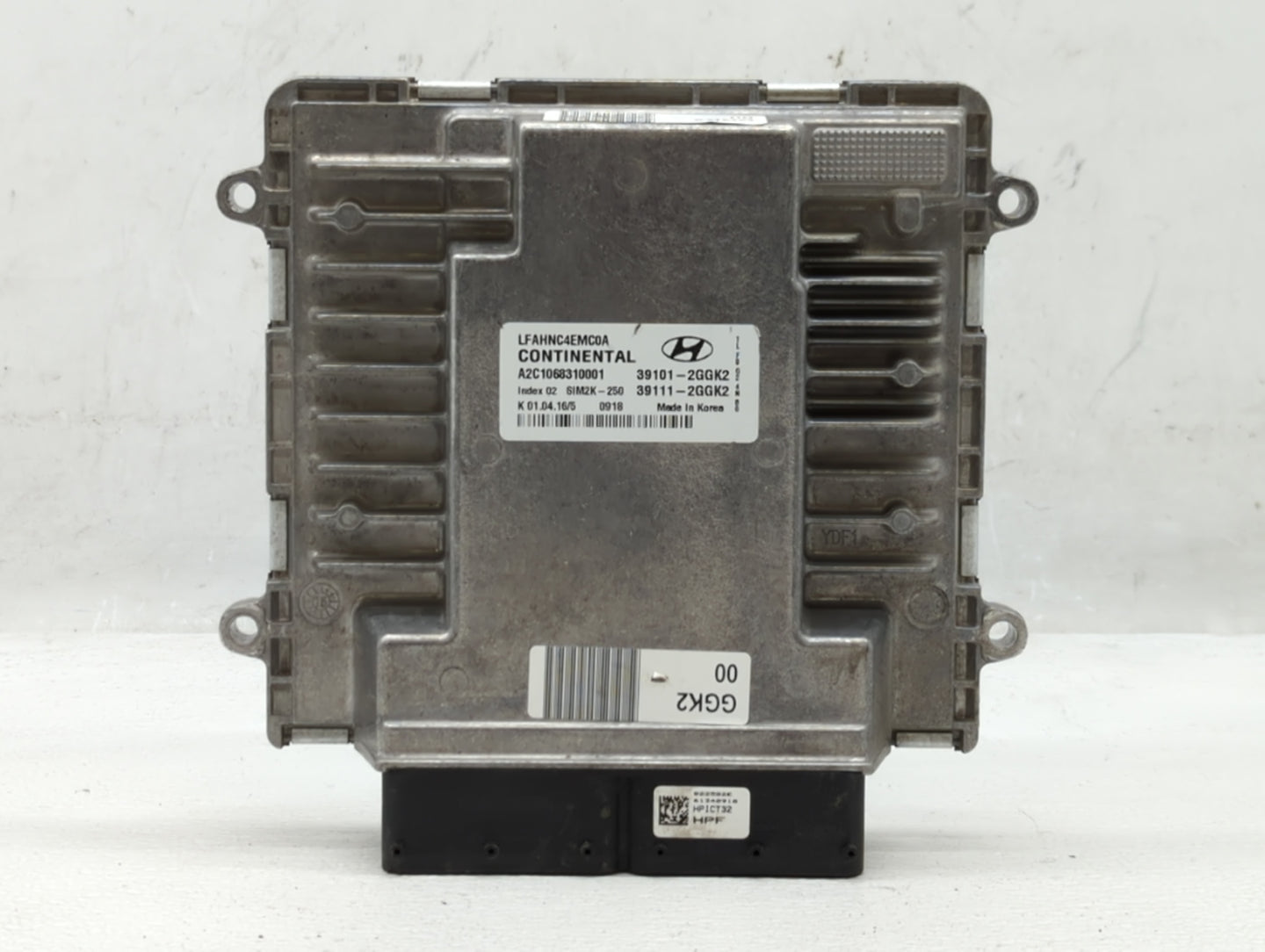 2015-2017 Hyundai Sonata PCM Engine Control Computer ECU ECM PCU OEM P/N:39101-2GGL0 Fits Fits 2015 2016 2017 OEM Used Auto 