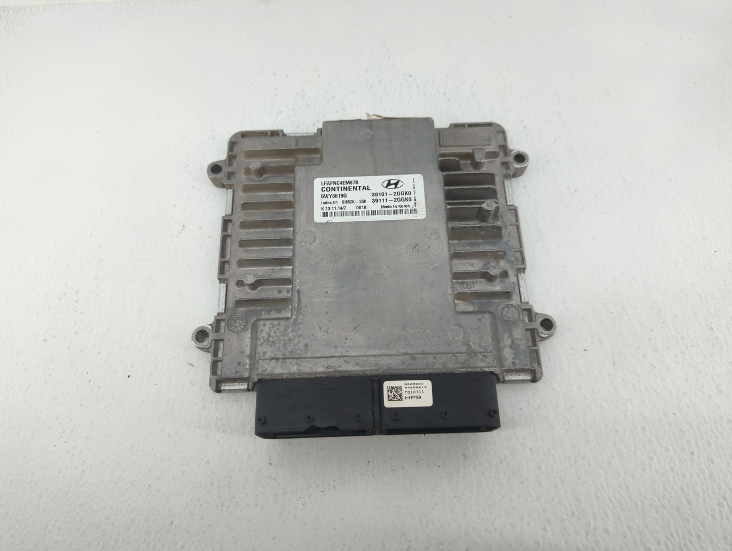 2015-2017 Hyundai Sonata PCM Engine Control Computer ECU ECM PCU OEM P/N:39101-2GGK0 Fits Fits 2015 2016 2017 OEM Used Auto 