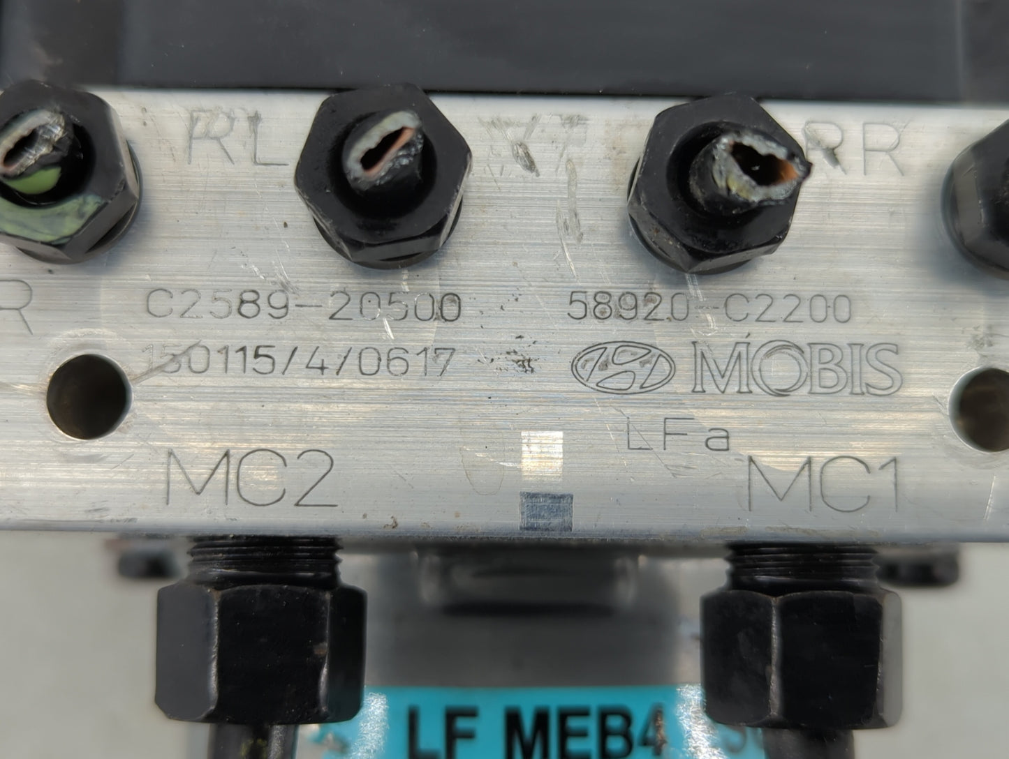 2015 Hyundai Sonata ABS Pump Control Module Replacement P/N:58920-C2200 C2589-20500 Fits OEM Used Auto Parts - Oemusedautopa