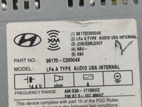 2015 Hyundai Sonata Radio AM FM Cd Player Receiver Replacement P/N:96170-C20004X Fits OEM Used Auto Parts - Oemusedautoparts