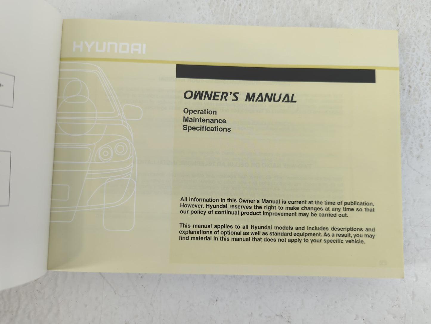 2015 Hyundai Sonata Owners Manual Book Guide OEM Used Auto Parts - Oemusedautoparts1.com