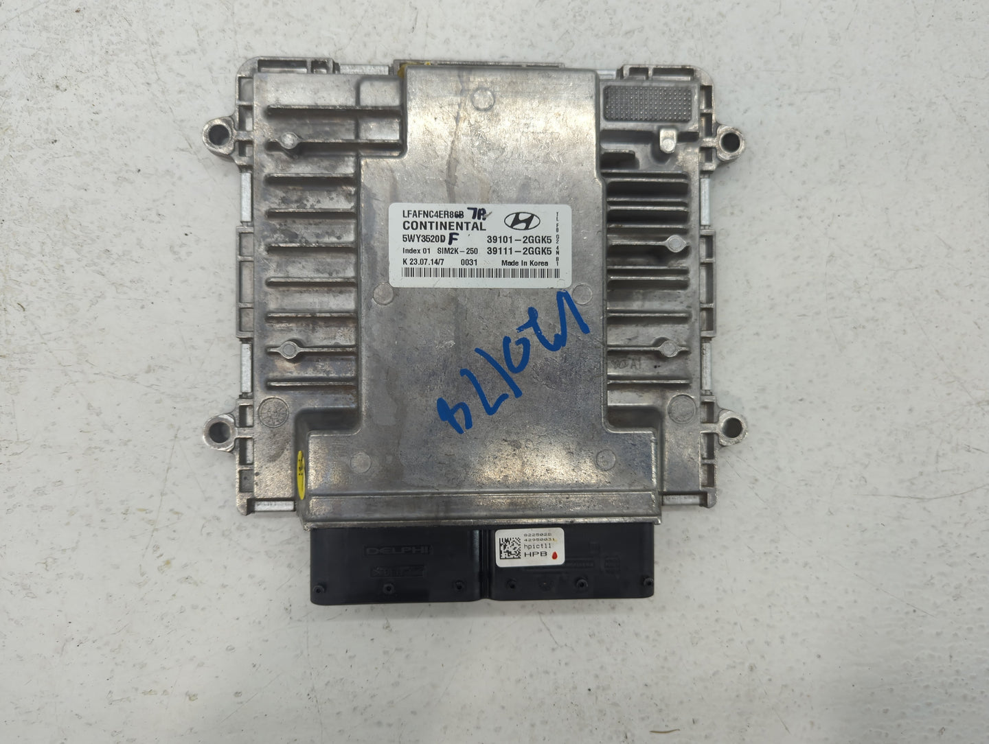 2015-2017 Hyundai Sonata PCM Engine Control Computer ECU ECM PCU OEM P/N:93111-2GGK5 39101-2GGK5 Fits Fits 2015 2016 2017 OE