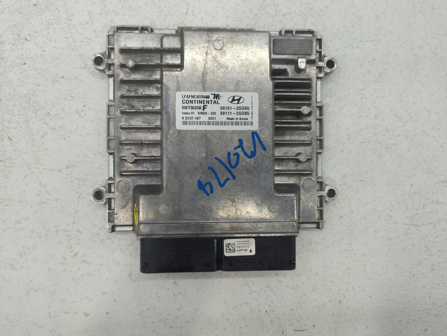 2015-2017 Hyundai Sonata PCM Engine Control Computer ECU ECM PCU OEM P/N:93111-2GGK5 39101-2GGK5 Fits Fits 2015 2016 2017 OE