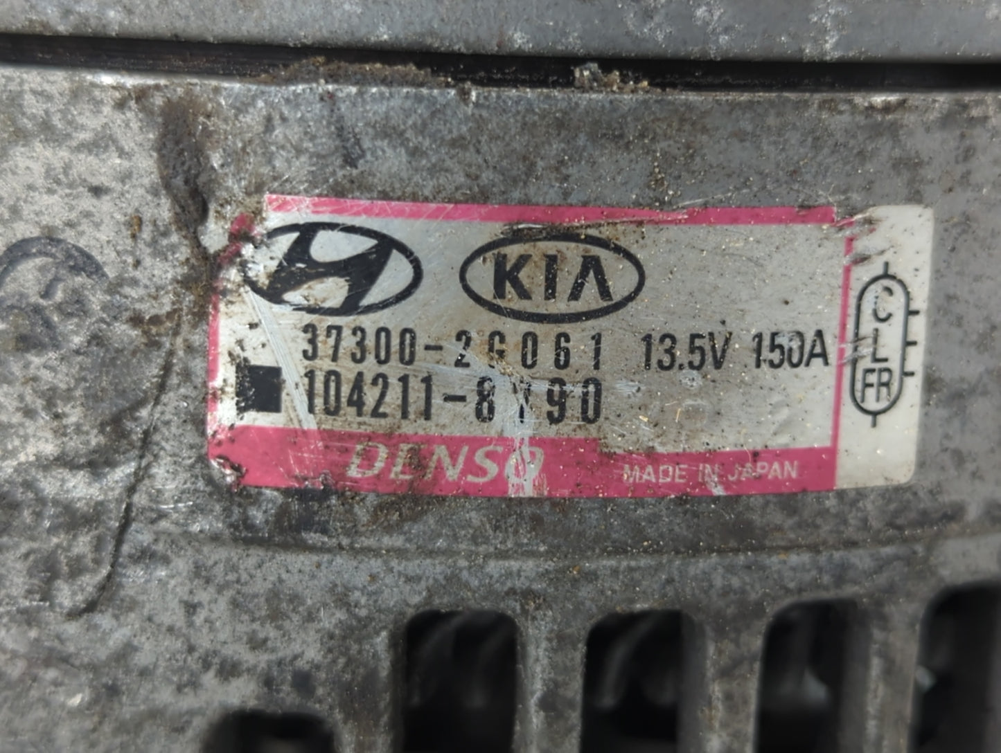 2015-2019 Hyundai Sonata Alternator Replacement Generator Charging Assembly Engine OEM P/N:104211-8790 37300-2G061 Fits OEM 