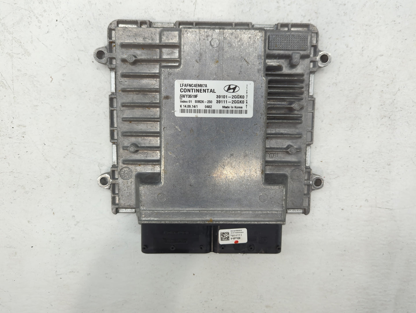 2015-2017 Hyundai Sonata PCM Engine Control Computer ECU ECM PCU OEM P/N:39111-2GGK0 39101-2GGK0 Fits Fits 2015 2016 2017 OE