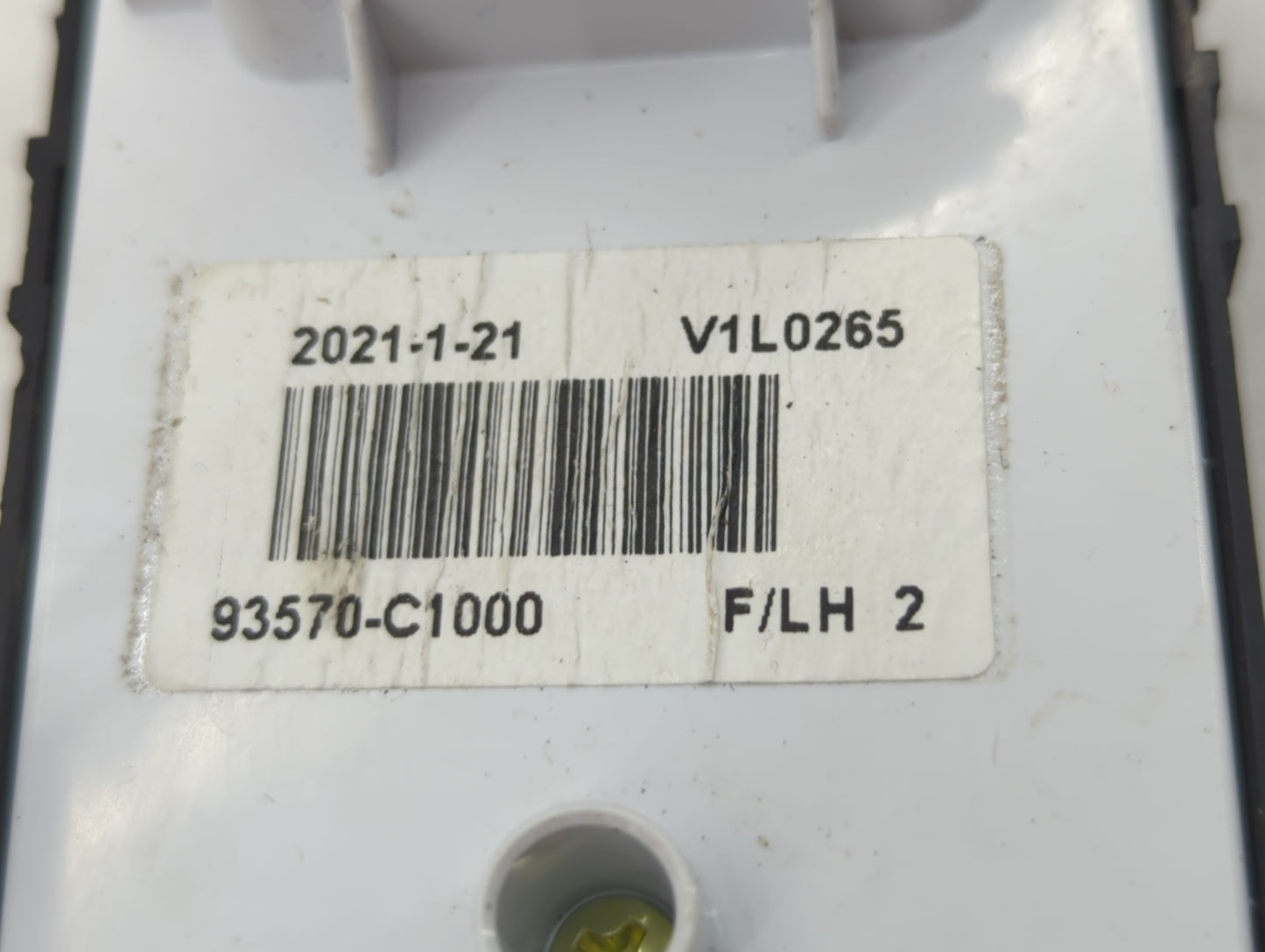 2015-2017 Hyundai Sonata Master Power Window Switch Replacement Driver Side Left P/N:93570-C1000 Fits Fits 2015 2016 2017 OE