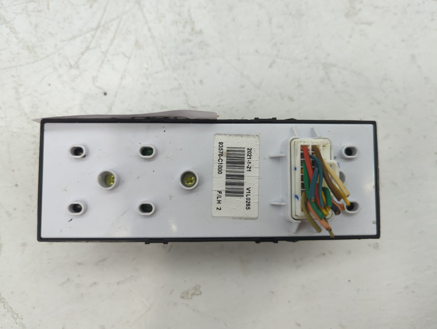 2015-2017 Hyundai Sonata Master Power Window Switch Replacement Driver Side Left P/N:93570-C1000 Fits Fits 2015 2016 2017 OE
