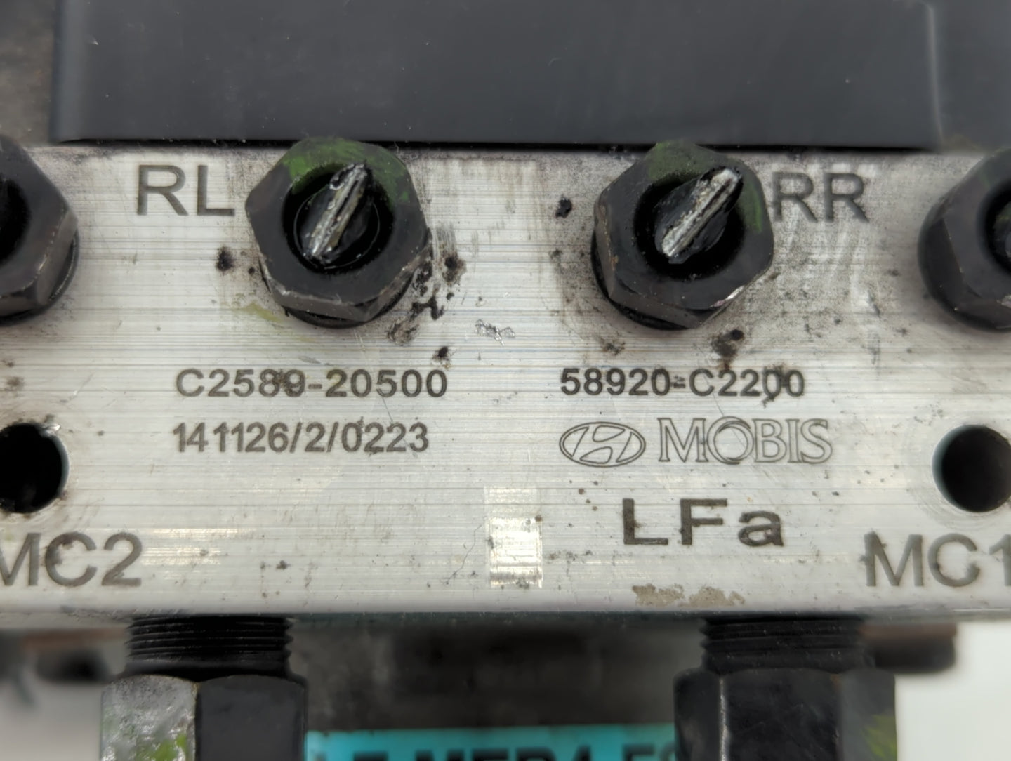 2015 Hyundai Sonata ABS Pump Control Module Replacement P/N:58920-C2200 C2589-20500 Fits OEM Used Auto Parts - Oemusedautopa