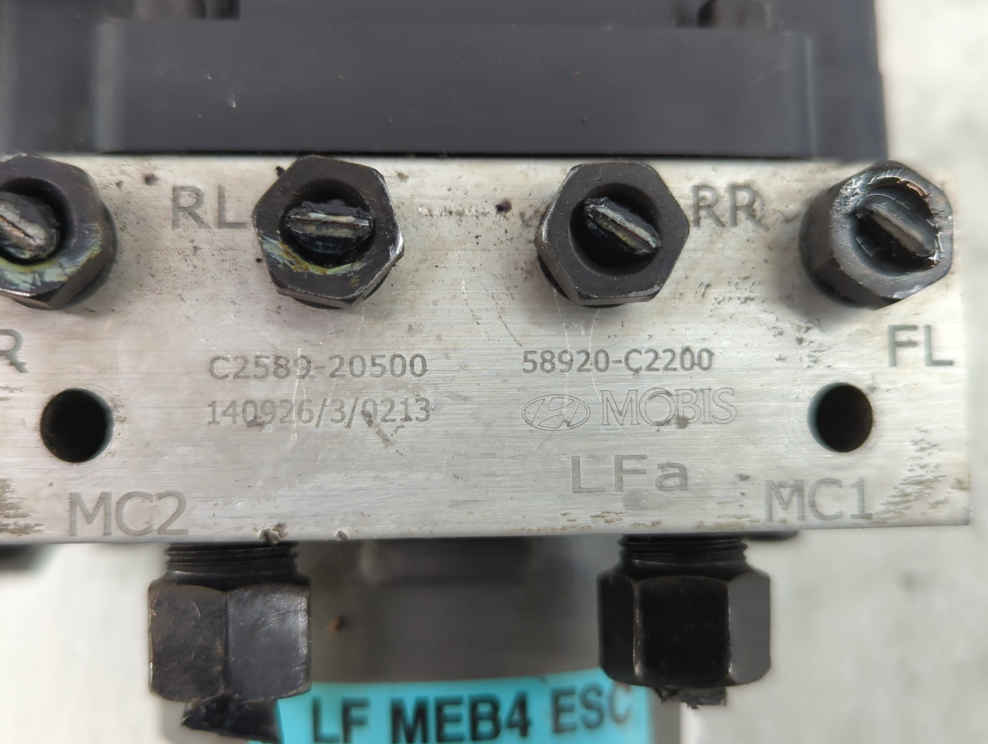 2015 Hyundai Sonata ABS Pump Control Module Replacement P/N:58920-C2200 C2589-20500 Fits OEM Used Auto Parts - Oemusedautopa