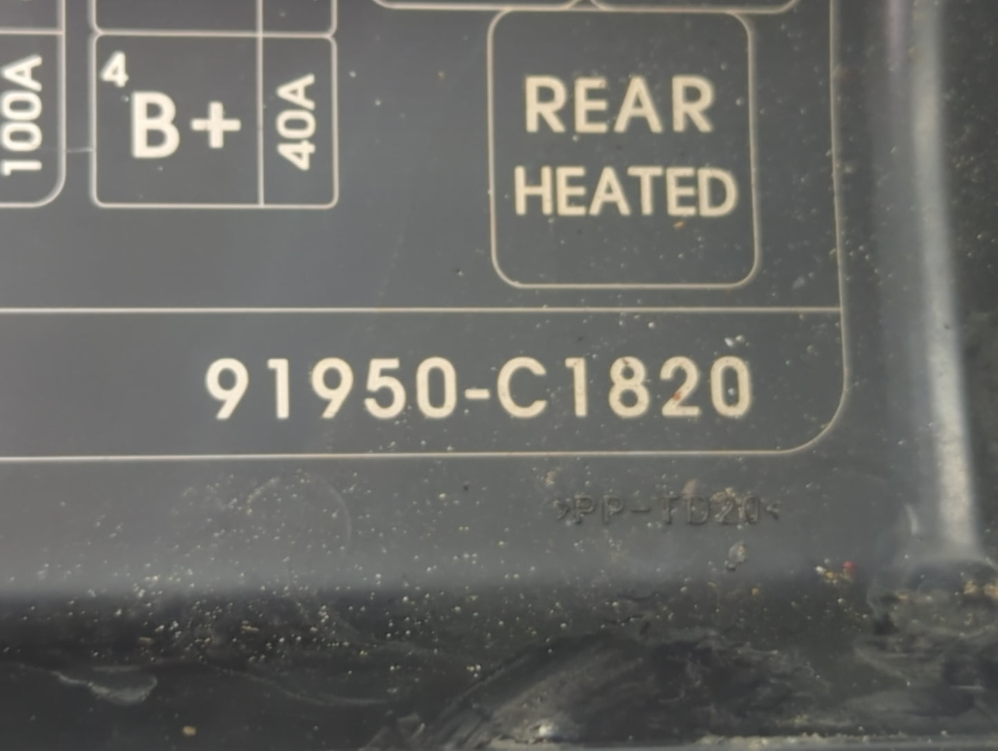2015 Hyundai Sonata Fusebox Fuse Box Panel Relay Module P/N:91950-C1820 Fits OEM Used Auto Parts - Oemusedautoparts1.com