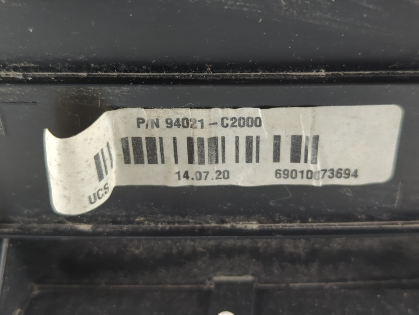 2015 Hyundai Sonata Instrument Cluster Speedometer Gauges P/N:94021-C2000 Fits OEM Used Auto Parts - Oemusedautoparts1.com