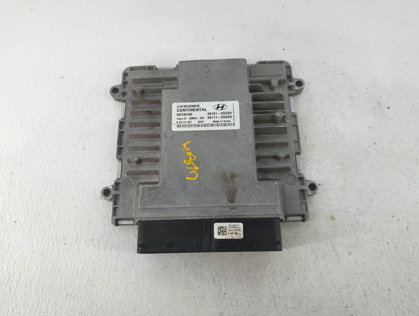 2015-2017 Hyundai Sonata PCM Engine Control Computer ECU ECM PCU OEM P/N:39101-2GGK0 Fits Fits 2015 2016 2017 OEM Used Auto 