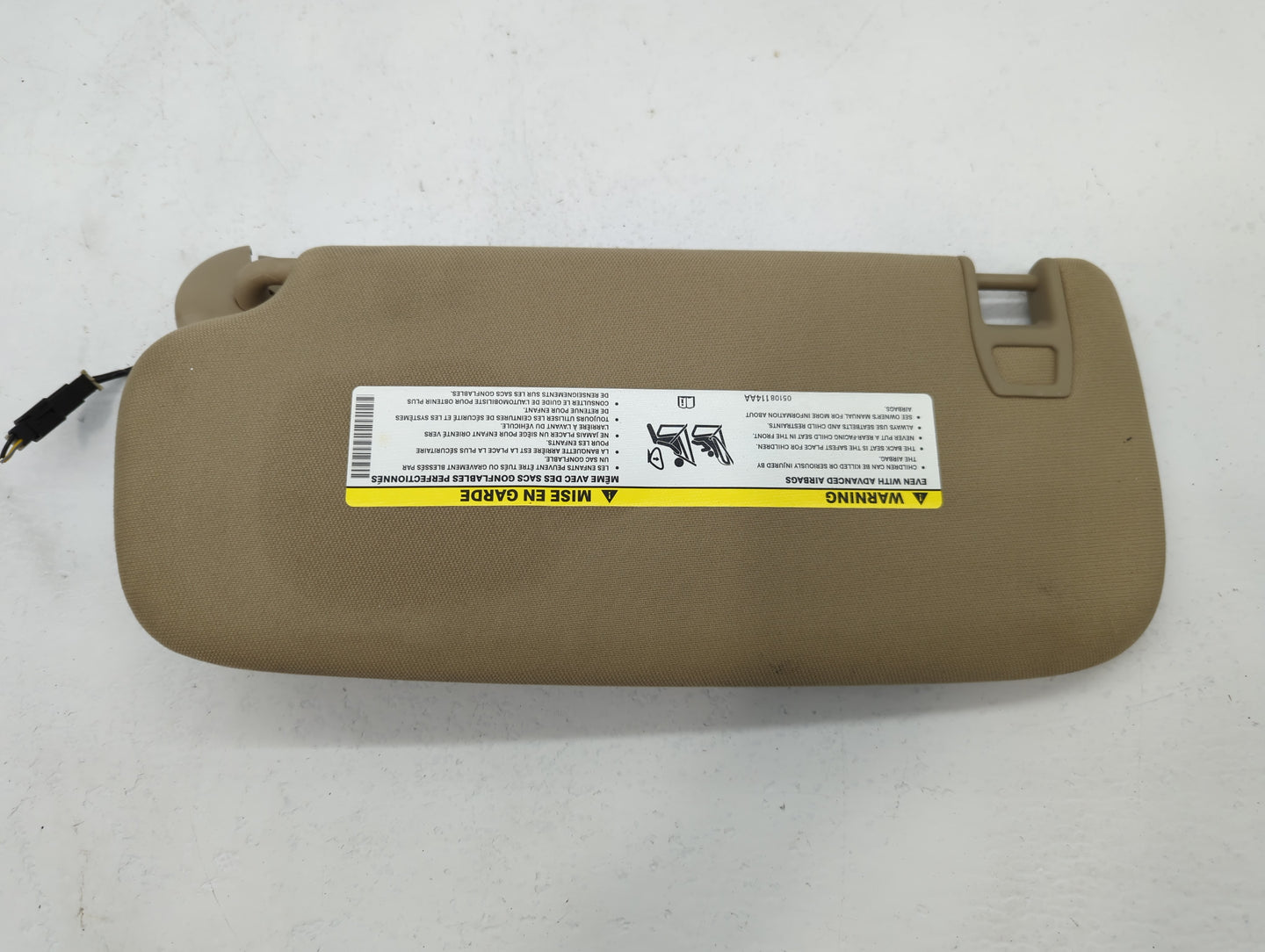 2015-2019 Hyundai Sonata Sun Visor Shade Replacement Passenger Right Mirror Fits Fits 2015 2016 2017 2018 2019 OEM Used Auto