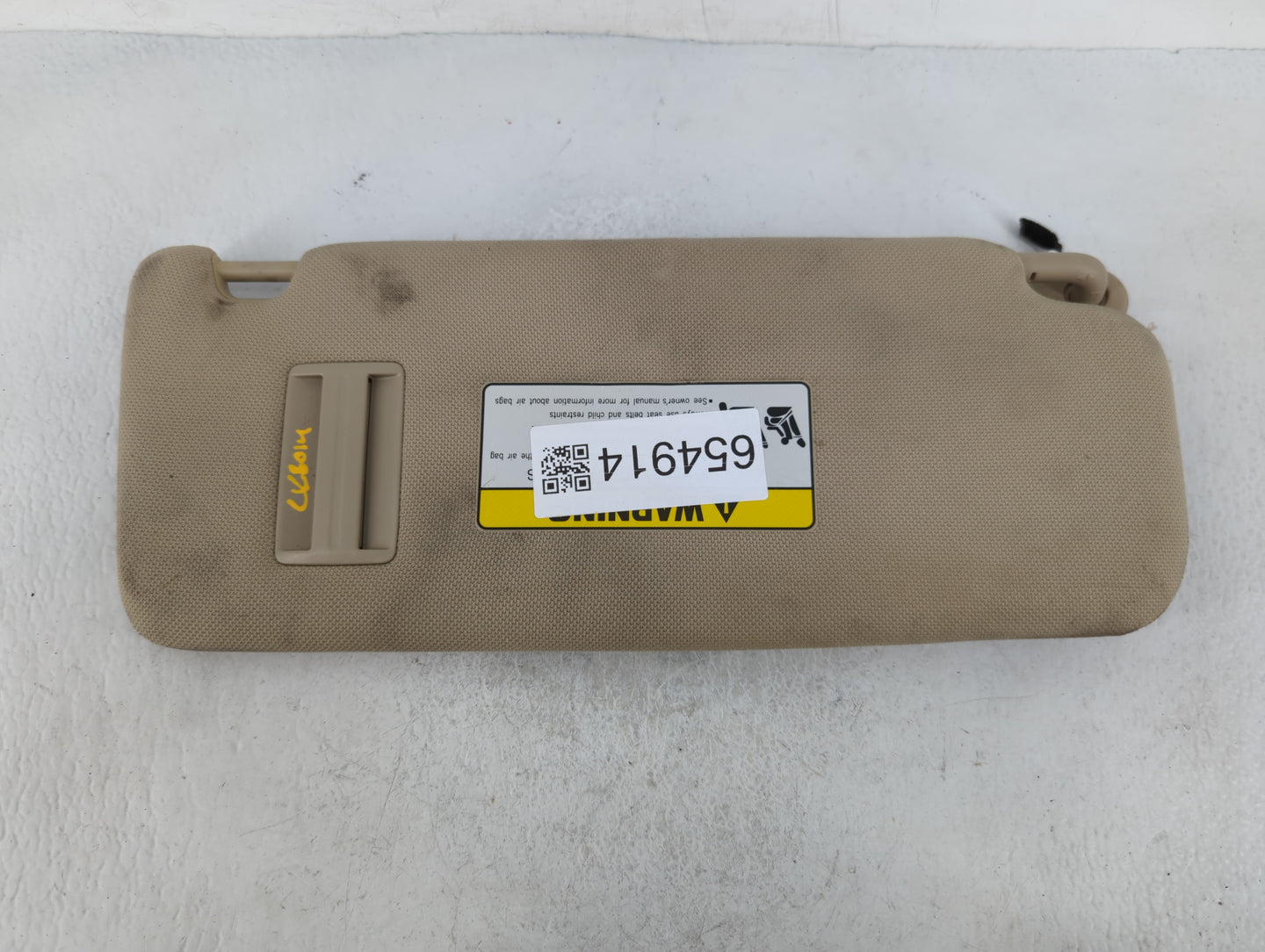 2015-2019 Hyundai Sonata Sun Visor Shade Replacement Driver Left Mirror Fits Fits 2015 2016 2017 2018 2019 OEM Used Auto Par