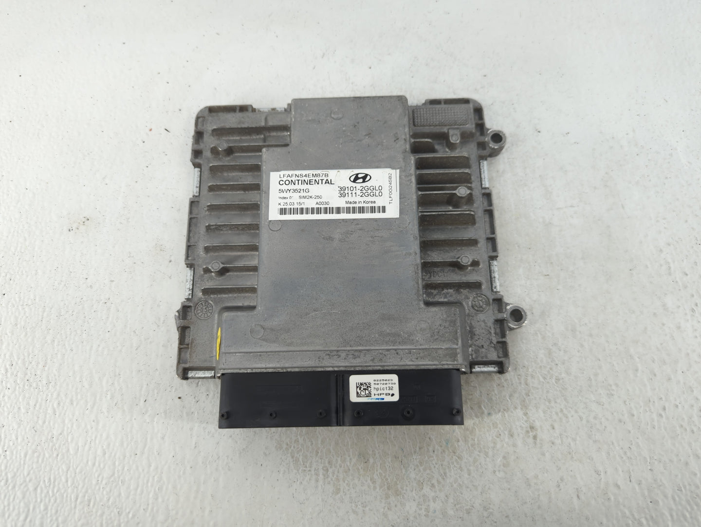 2015-2017 Hyundai Sonata PCM Engine Control Computer ECU ECM PCU OEM P/N:39101-2GGL0 Fits Fits 2015 2016 2017 OEM Used Auto 