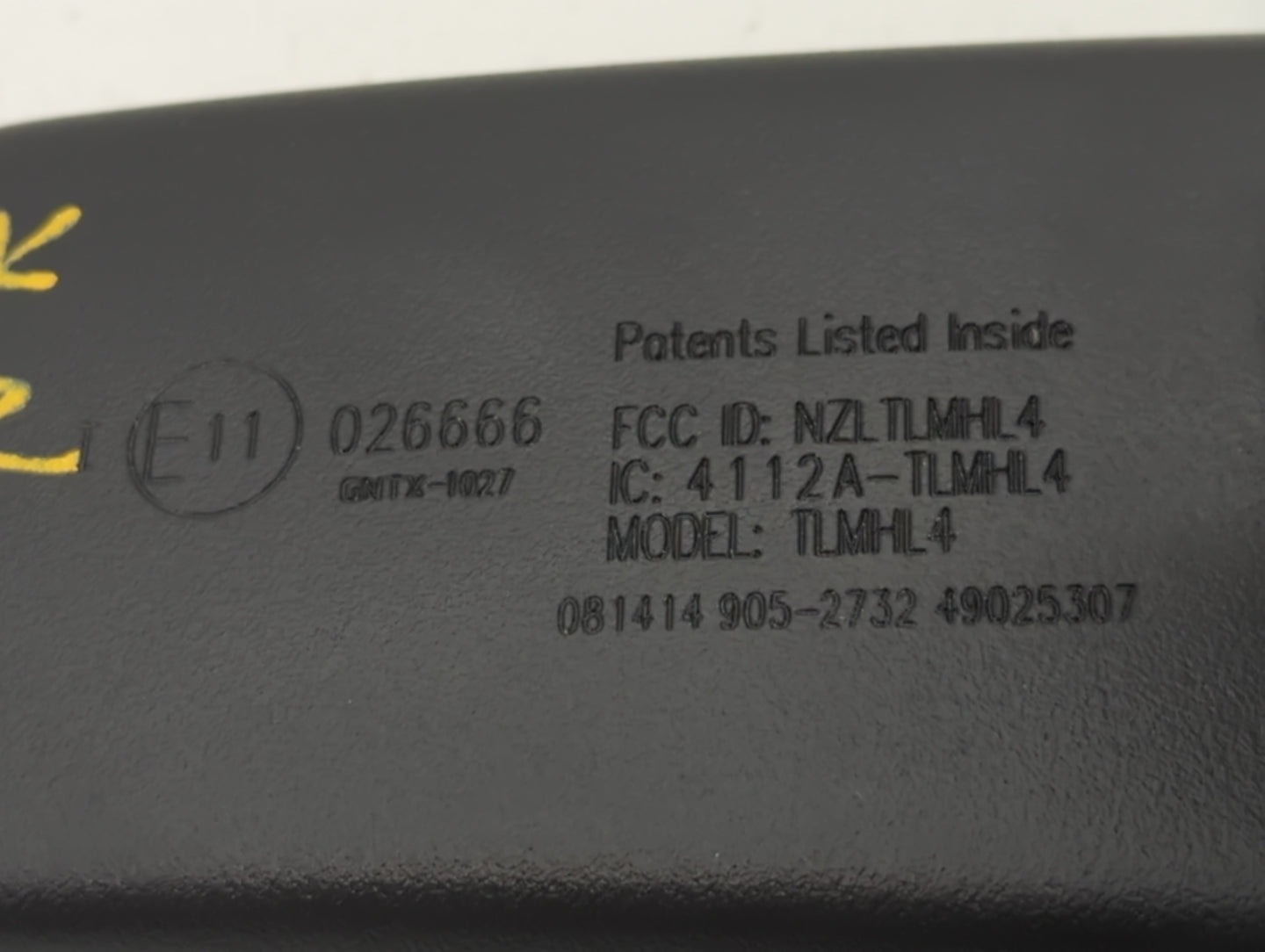 2011-2019 Hyundai Sonata Interior Rear View Mirror Replacement OEM P/N:E11026666 E8011083 Fits OEM Used Auto Parts - Oemused