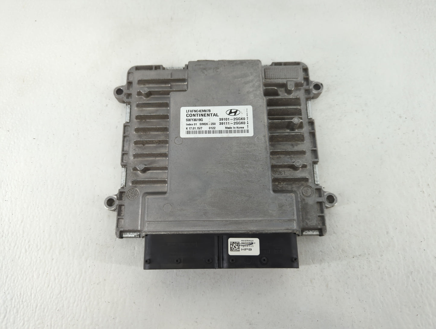 2015-2017 Hyundai Sonata PCM Engine Control Computer ECU ECM PCU OEM P/N:39111-2GGK0 39101-2GGK0 Fits Fits 2015 2016 2017 OE