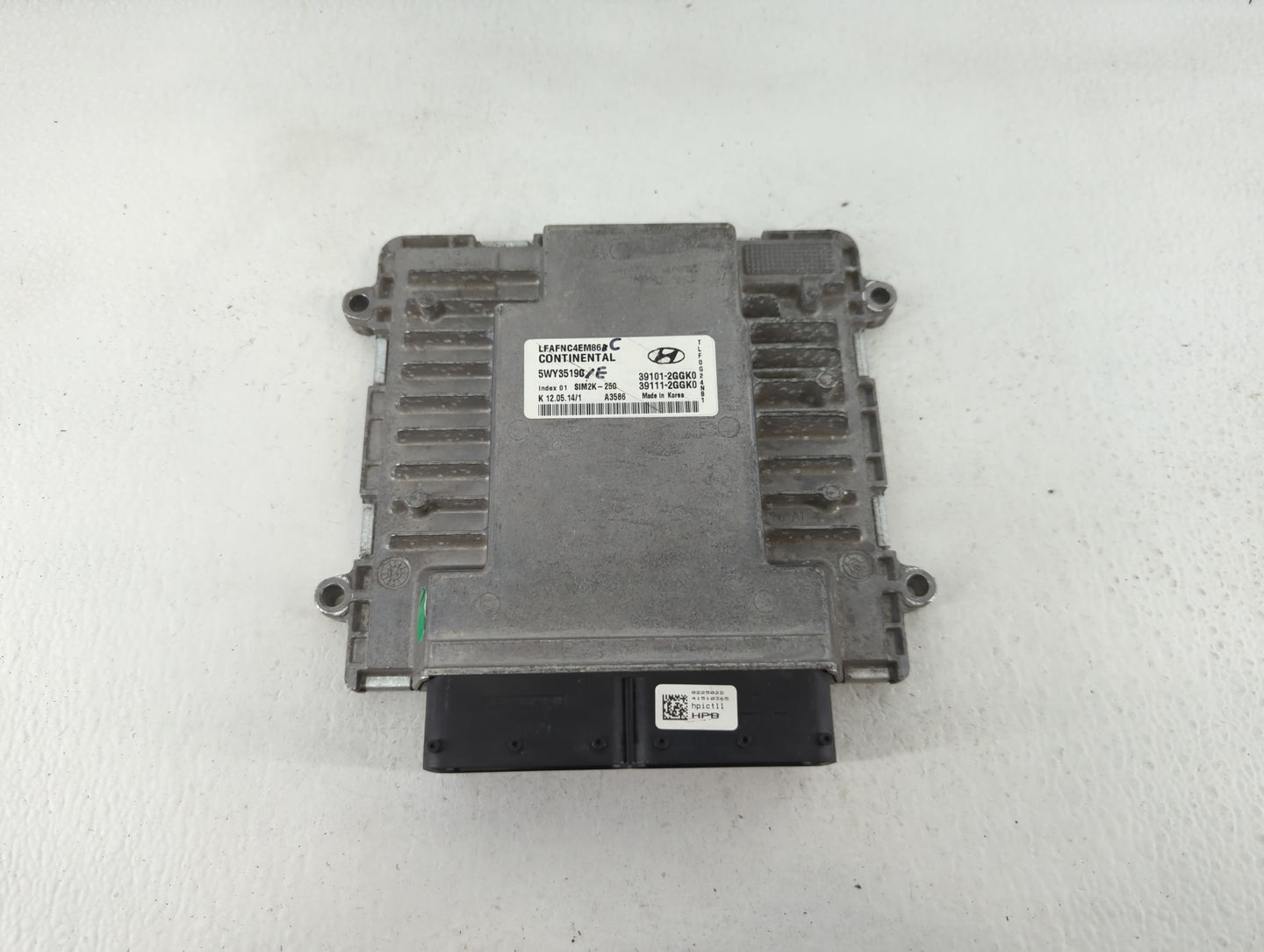 2015-2017 Hyundai Sonata PCM Engine Control Computer ECU ECM PCU OEM P/N:39111-2GGK0 39101-2GGK0 Fits Fits 2015 2016 2017 OE