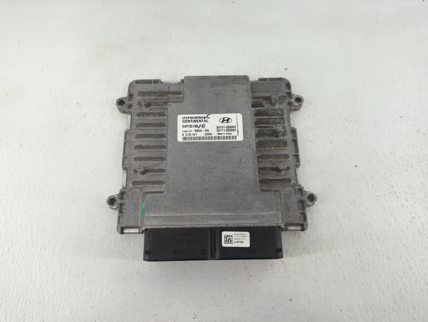 2015-2017 Hyundai Sonata PCM Engine Control Computer ECU ECM PCU OEM P/N:39111-2GGK0 39101-2GGK0 Fits Fits 2015 2016 2017 OE