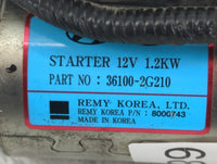 2008-2015 Hyundai Sonata Car Starter Motor Solenoid OEM P/N:36100-2G210 Fits Fits 2008 2009 2010 2011 2012 2013 2014 2015 20