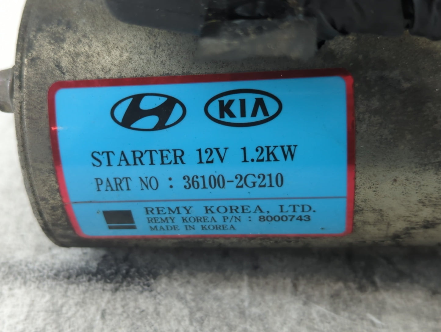 2008-2015 Hyundai Sonata Car Starter Motor Solenoid OEM P/N:36100-2G210 Fits Fits 2008 2009 2010 2011 2012 2013 2014 2015 20