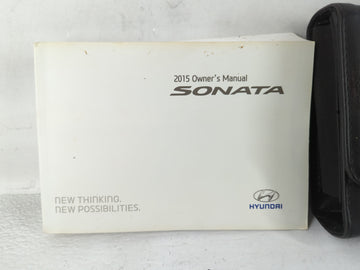 2015 Hyundai Sonata Owners Manual Book Guide P/N:FC10-EU45A OEM Used Auto Parts