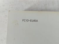 2015 Hyundai Sonata Owners Manual Book Guide P/N:FC10-EU45A OEM Used Auto Parts - Oemusedautoparts1.com